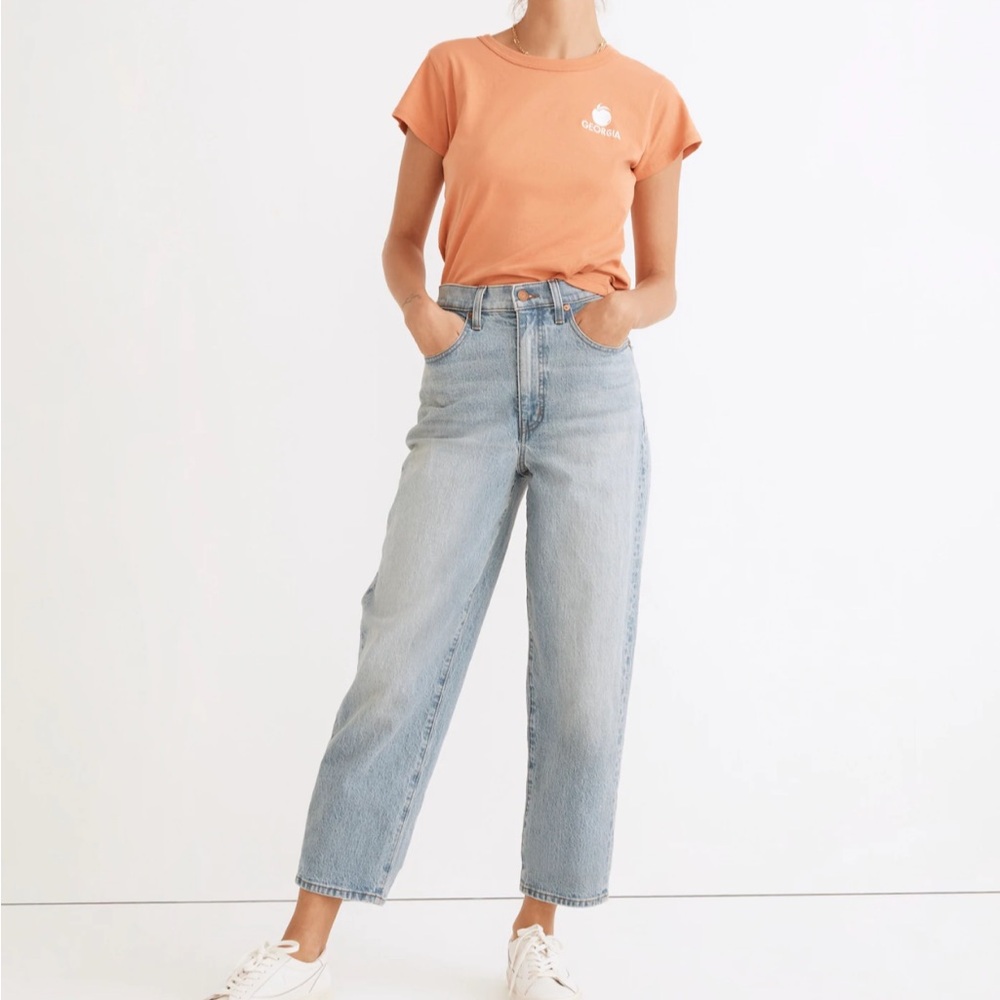 Madewell Balloon Jeans in Whistler Wash